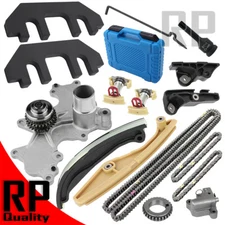 Water Pump Mounting Cover Timing Chain Kit Tool For Ford F-150 Transit 350HD 3.7