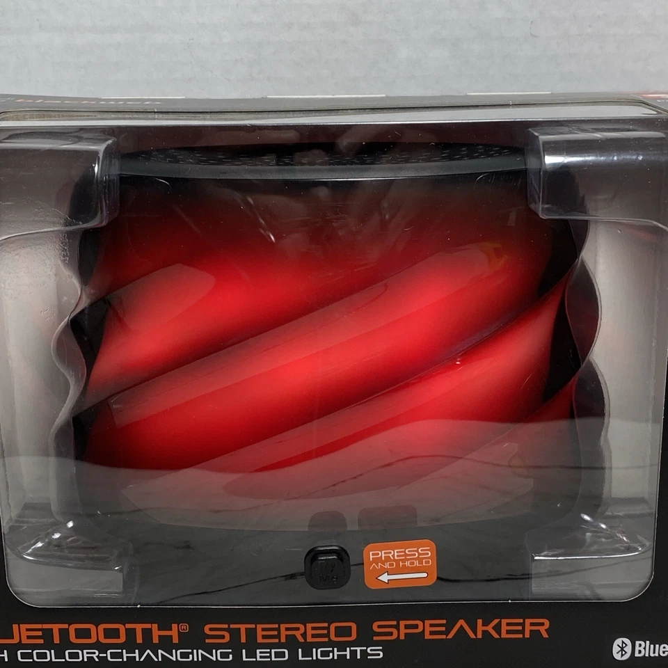 Bluetooth Stereo Speaker With Color Changing LED Lights Blackweb - Image 2 of 4