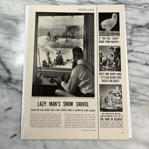 Baker's - 4 in 1 Instant Cocoa Mix 1953 Vintage Color Print Ad Chocolate LIFE - Picture 8 of 10