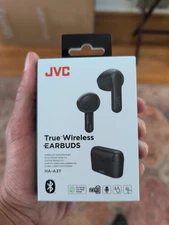 JVC True Wireless Earbuds Wireless Headphones w/Charging Cable & Case - #HA-A3T