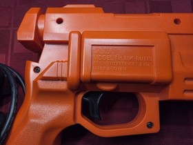 Sega Saturn Stunner Arcade Gun And Original Sega Saturn Black