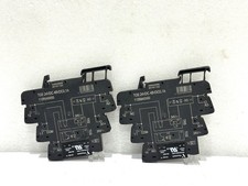 (Set of 2) Weidmuller 1126940000 Solid State Relay Module - TOS 24VDC 48VDC 0.1A