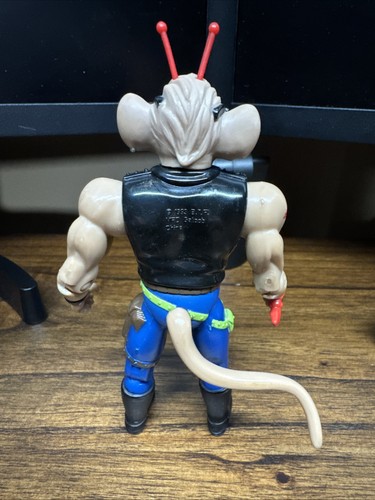 1993 Biker Mice From Mars Throttle 5" Figur B.T.F. von Galoob - Bild 2 von 3