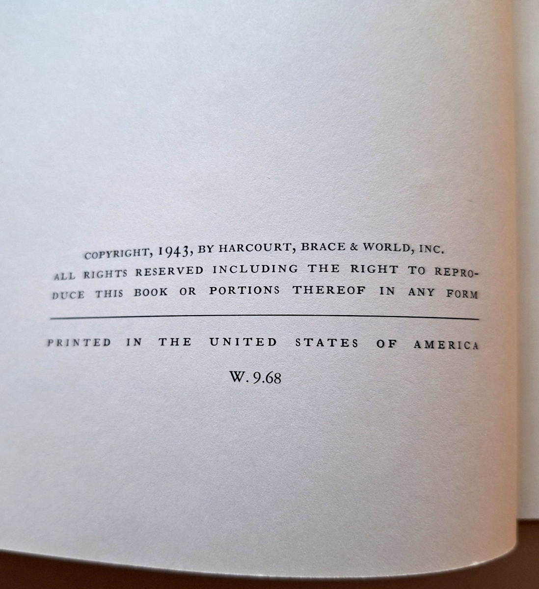 THE LITTLE PRINCE Antoine de Saint-Exupery Harcourt Brace World