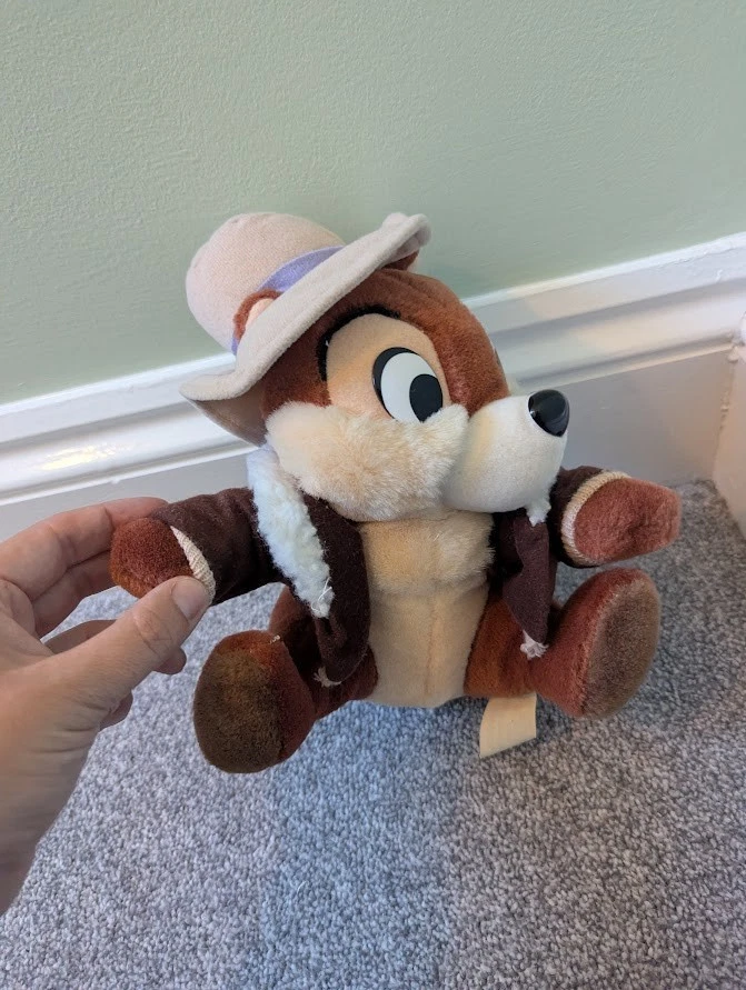 Chip n Dale Rescue Rangers Plush Chip Disneyland Walt Disney World Vintage - Image 4 of 4