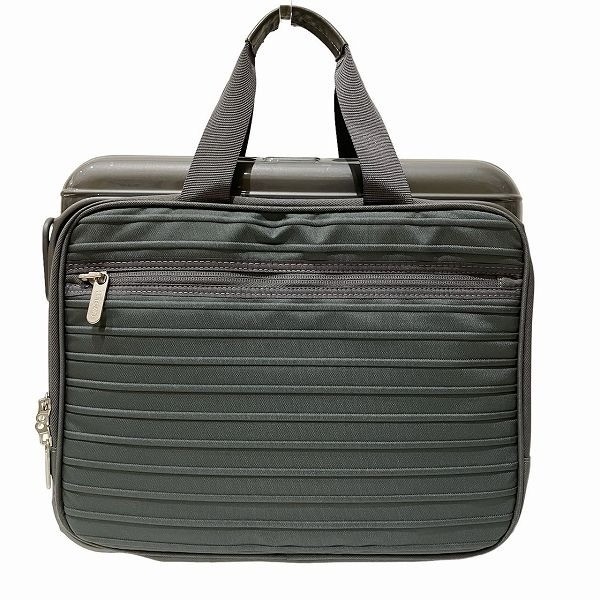 Rimowa Salsa Deluxe Hybrid Business Bag Gray 2way Attache Case