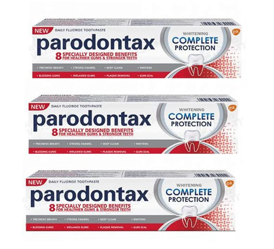 Parodontax Complete Protection Whitening Toothpaste 75 Ml/Pack of 3/