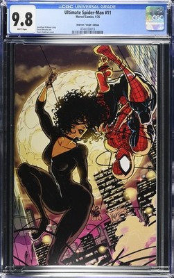 Ultimate Spider-Man #11 Virgin Exclusive - 2025 - CGC 9.8 - Kaare Andrews