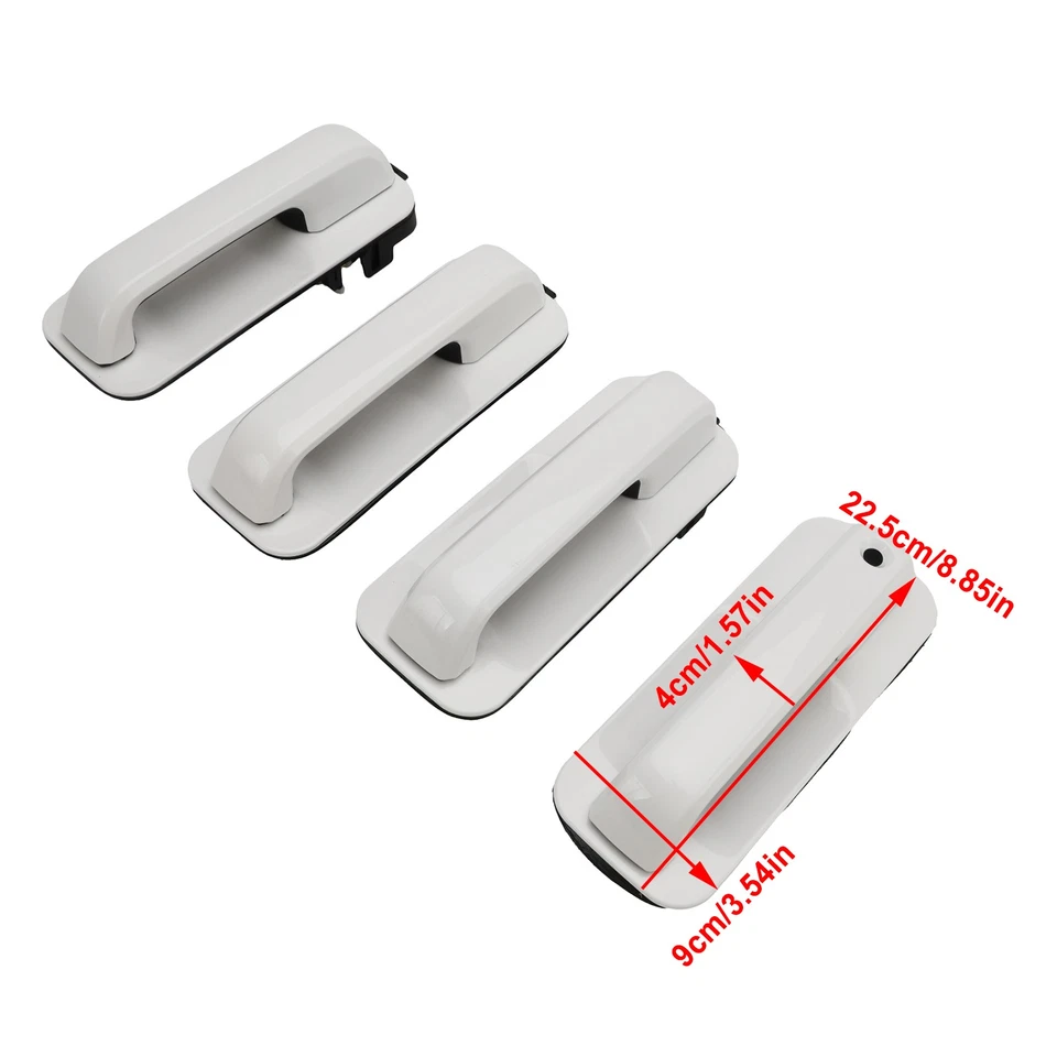 4PCS Exterior Door Handle For Ford F250 F350 17-2020 Foto 2 de 4