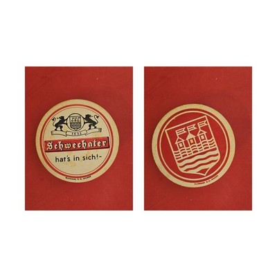 Schwechater has it all brewery beer mat Beermat