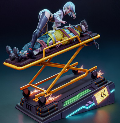 Lucy | Cyberpunk Edgerunners | 26.4cm Resin Figure | Bulkamancer | UNPAINTED