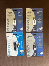 4 - Lexar Flash USB 3.0 Jump Drive 64 GB Portable Storage Office School