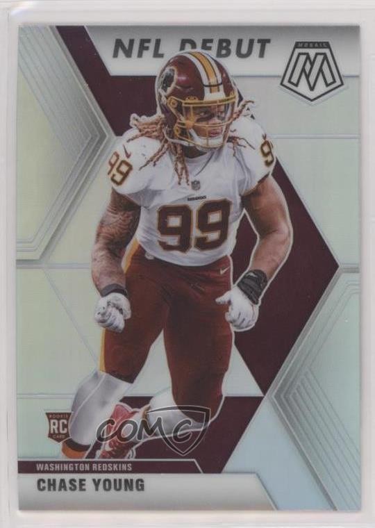 2020 Panini Mosaic NFL Debut Silver Prizm Chase Young #272 1wv