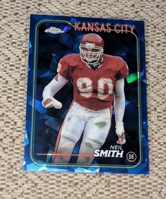 2024 NEIL SMITH TOPPS CHROME SAPPHIRE #93 (CHIEFS)