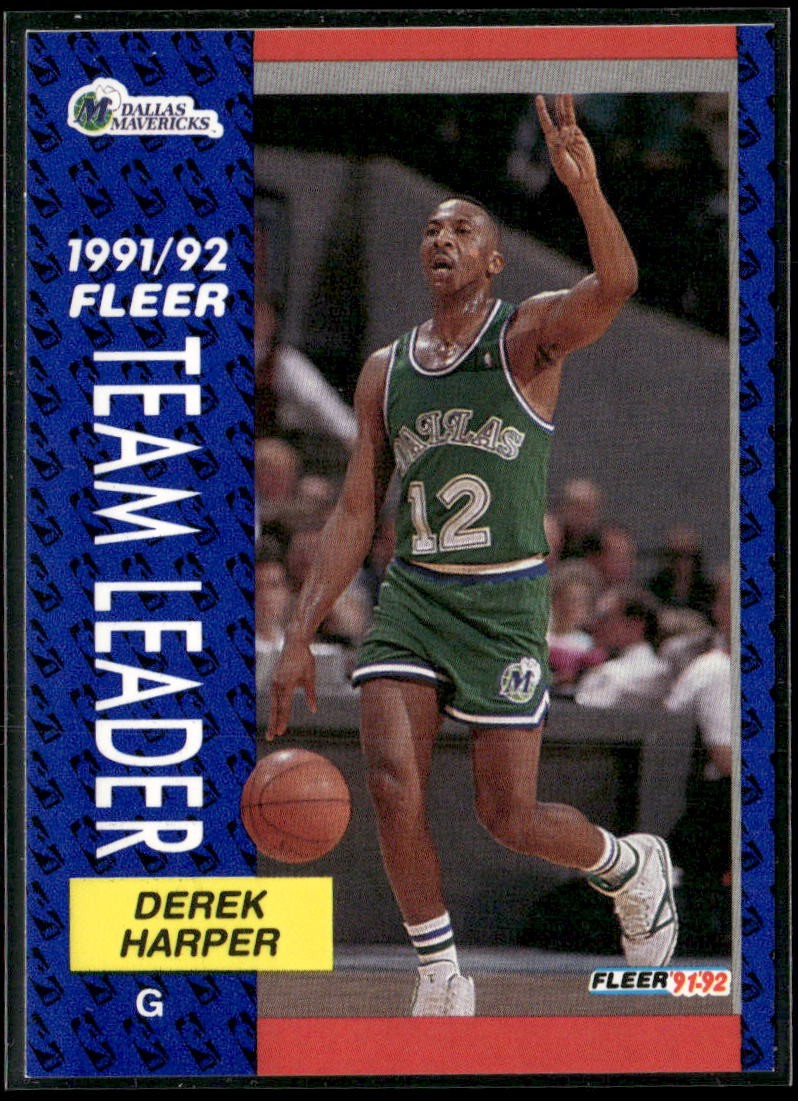 1991-92 Fleer #377 Derek Harper