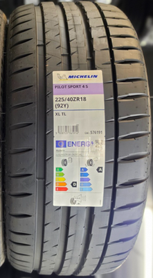 1X NEW MICHELIN PILOT SPORT 4S 225/40 ZR18 XL 92Y UHP TYRE 225 40