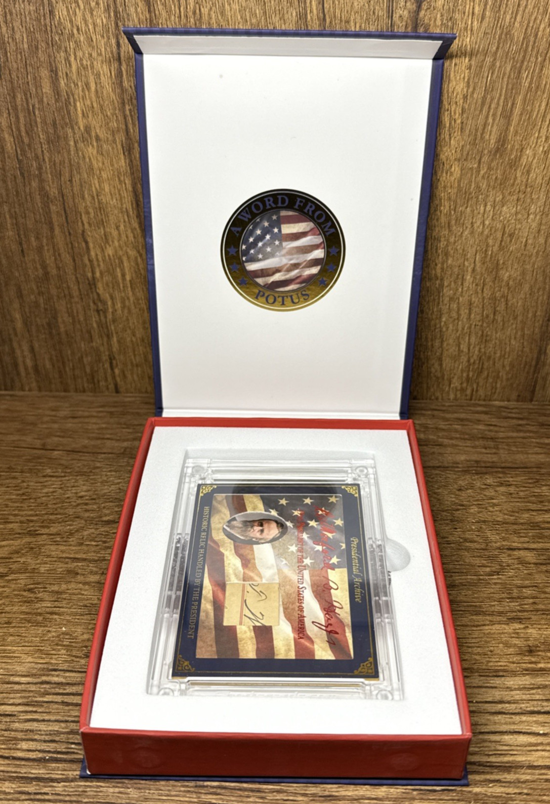 Rutherford B Hayes A Word From The President Authentic Handled Relic 2025 POTUS