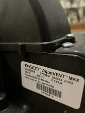 FASCO AquaVENT  Water Heater Power Vent Exhaust Motor Assembly AP18952A