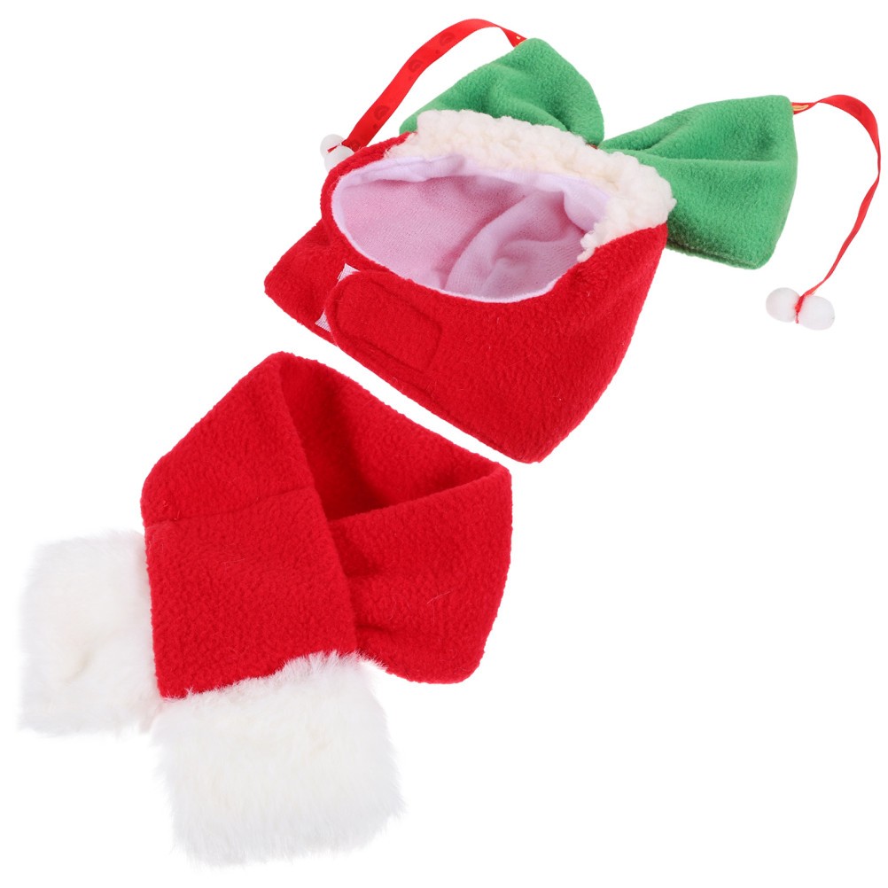 Set Copricapo Animali Domestici Accessori Termici per Animali Domestici Foulard Cane Cappello Casa foto 5