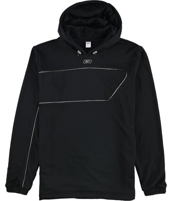 Reebok Mens Classic Premier Hoodie Sweatshirt, Black, Medium