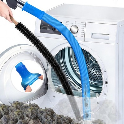 2 Pieces Upgraded Dryer Vent Cleaner Kit - Universal Vacuum Hose Attachment