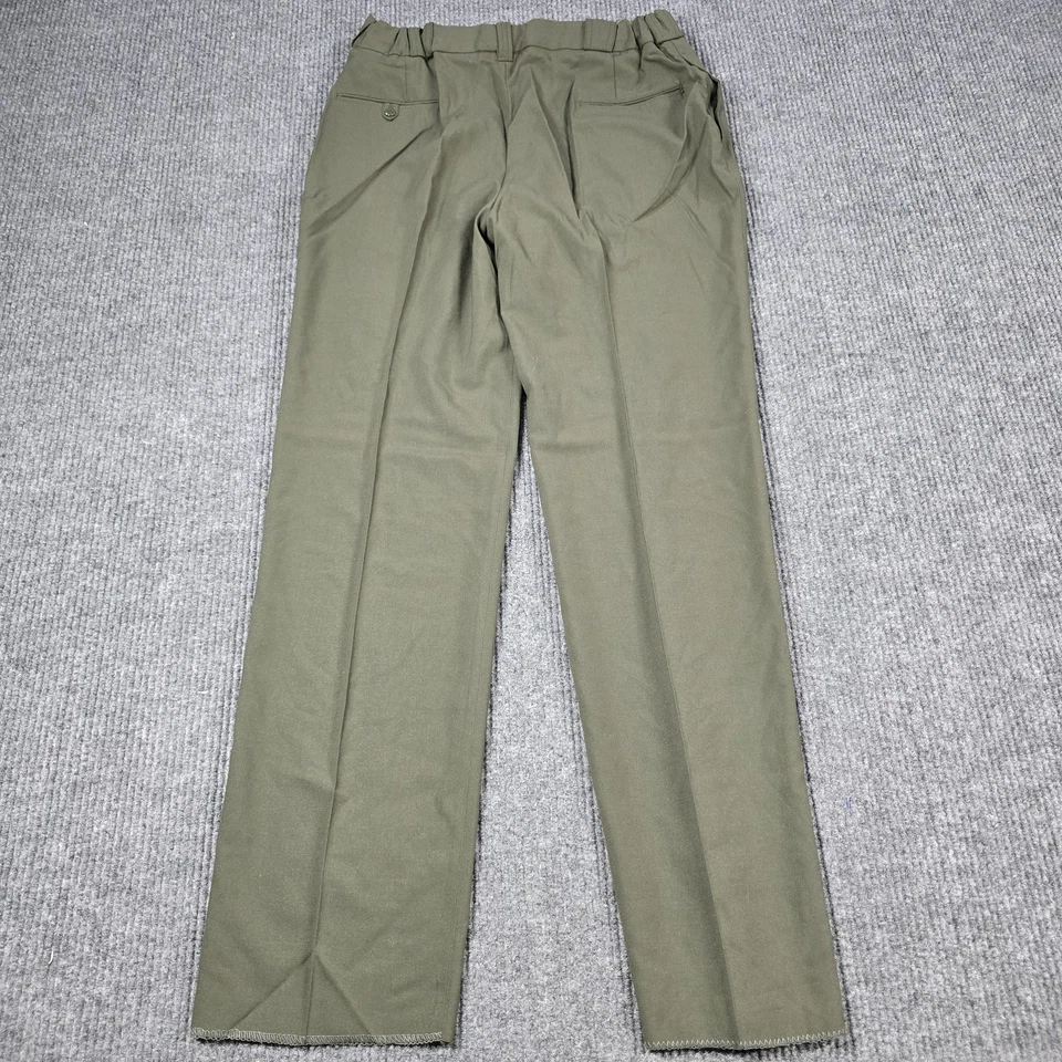Pantalones Sears Hercules para hombre 32x36 verde mezcla de lana ropa de trabajo años 40 50 verdadero vintage Foto 3 de 4