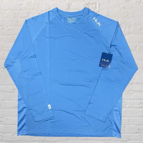 HUK Angelhemd LoPro Pursuit Langarm Sonnenschutz Blau Herren XL