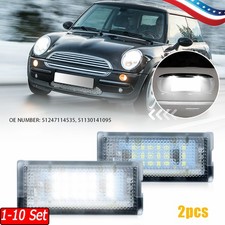 1-10 Set Led Rear License Plate Light For 2002-2006 Mini Cooper R53 Hatchback 1-10 Set Led Rear License Plate Light For 2002-2006 Mini Cooper R53 Hatchback