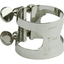 Bonade Tenor Saxophone Ligatures and Caps Nickel - Regular - Ligature Only