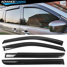 Fits 08-10 Honda Odyssey Acrylic Tape On Window Visors Rain Sun Guard Shade 4pcs