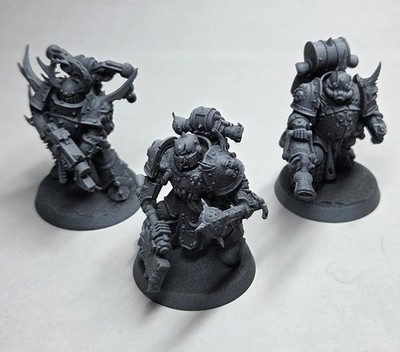 Warhammer 40k - Death Guard  - Plague Marine X3 - Plague Spewer - Plague Weps