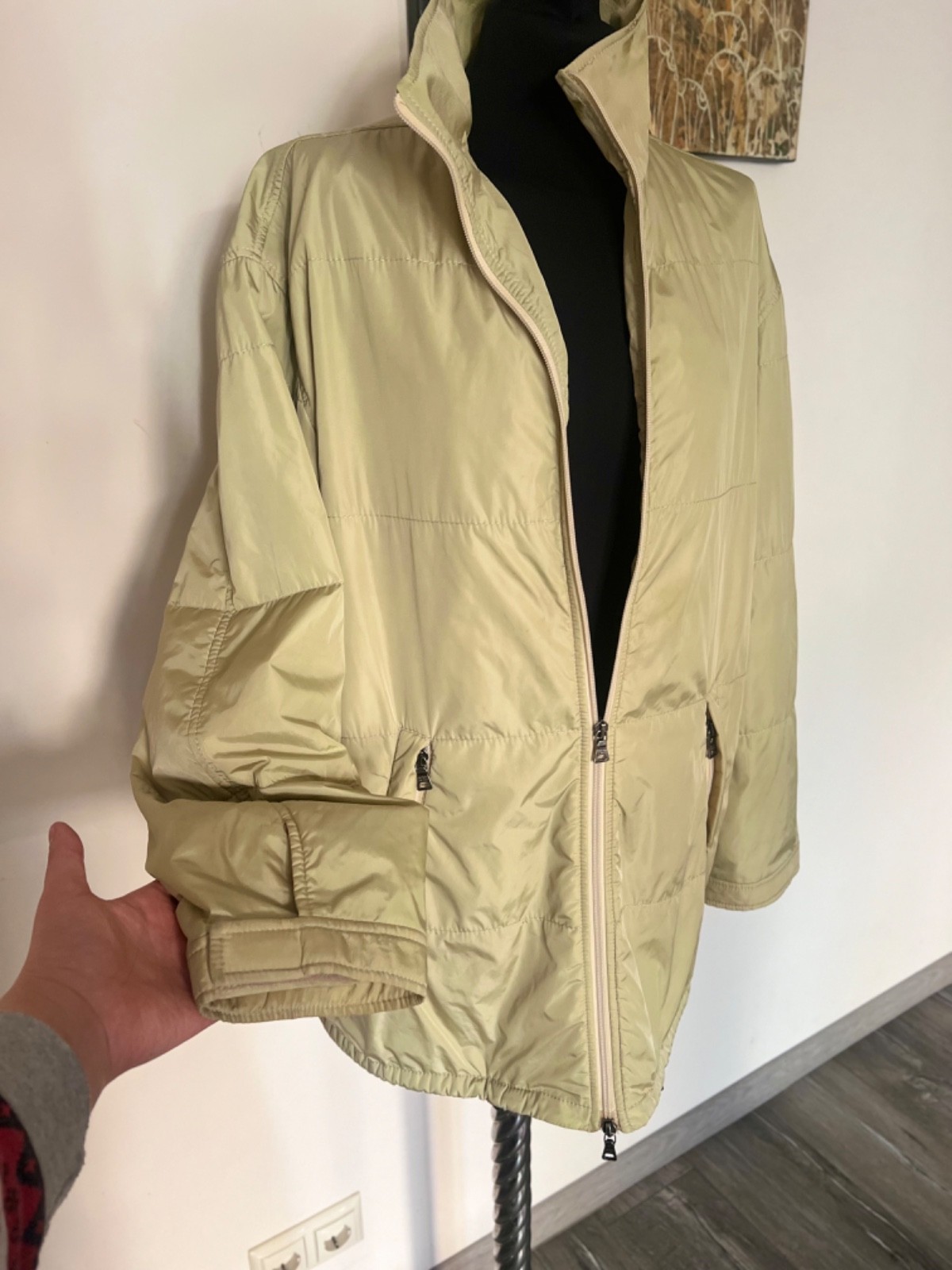 Vintage Prada Jacket Size S Oversized Unisex Fit (M/L) Designer Outerwear thumbnail 4