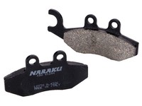 BremsbeläGe Naraku Organisch FüR Aprilia, Derbi, Gilera, Piaggio, Vespa