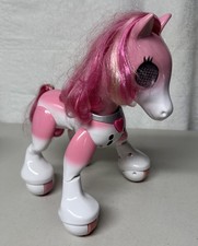 Spin Master Zoomer Pink Show Pony Interactive Horse w/Motion Lights Sounds U26