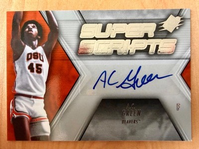 A.C. Green 2014-15 SPx Super Scripts Auto SS-AG