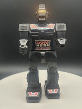 Battery Operated Robot Warrior 10" Figure Hong Kong 1984 -PARTS- Does Work
