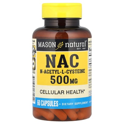 NAC, 500 mg, 60 Capsules