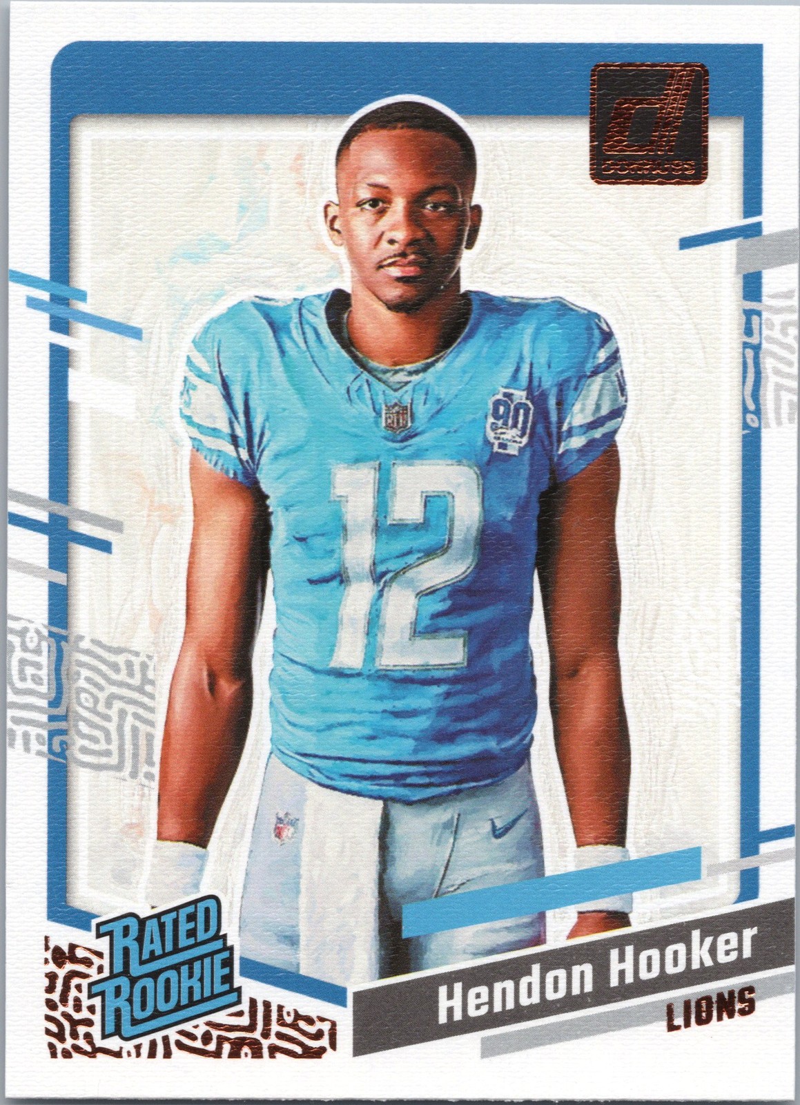 2023 Donruss #20 Hendon Hooker Rated Rookie Portrait
