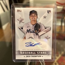 2022 Topps Series 1 - Baseball Stars Autographs Zach Thompson #BSA-ZT (AU, RC)