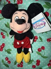 NWT Disney Store Mickey Mouse Bean Bag 9" Toy - New with tags