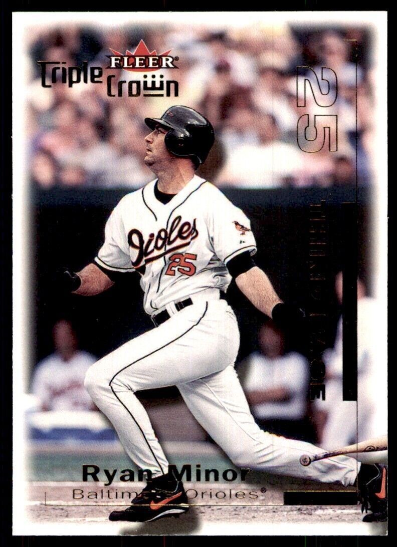 2001 Fleer Triple Crown Ryan Minor Baltimore Orioles #179
