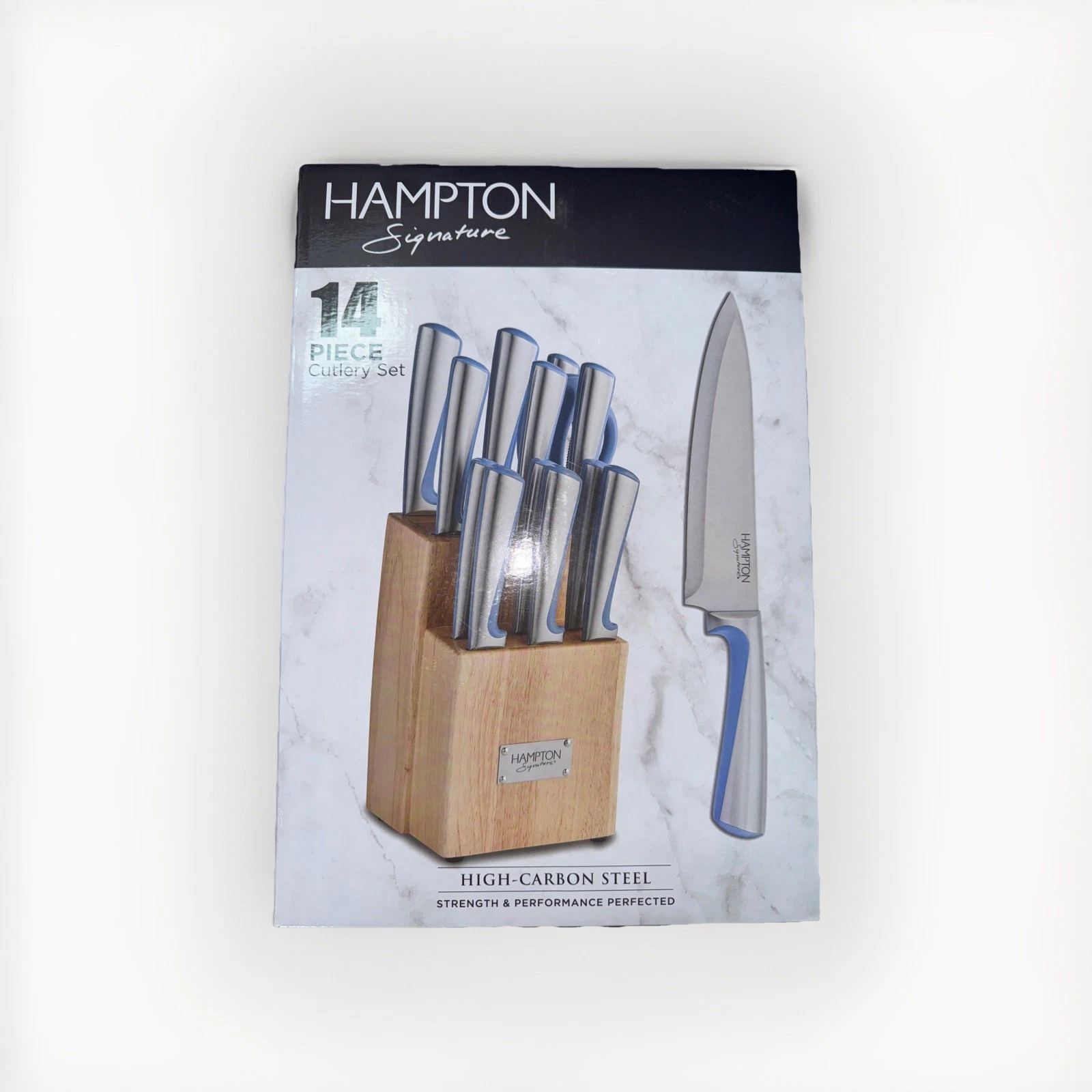 Hampton Forge 14 Piece Knife Set - Orion Blue - New in Box
Opens in a new window or tab
