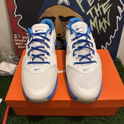 NEW 2012 NIKE LUNAR TR1+ TRAINERS 8 White/Black-Blue Glow Game Royal size 13