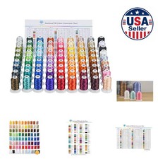 Embroidery Thread Polyester 80 Spools 500M Ea...