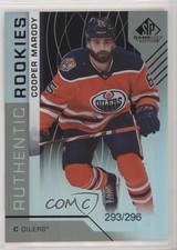 2018 Upper Deck SP Game Used Authentic Rookies Rainbow 293/296 Cooper Marody 8tn