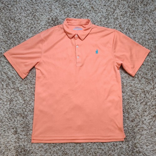 Johnnie-O Orange Polo Boys Sz 16 Prep-Performance Short Sleeve - Picture 2 of 10