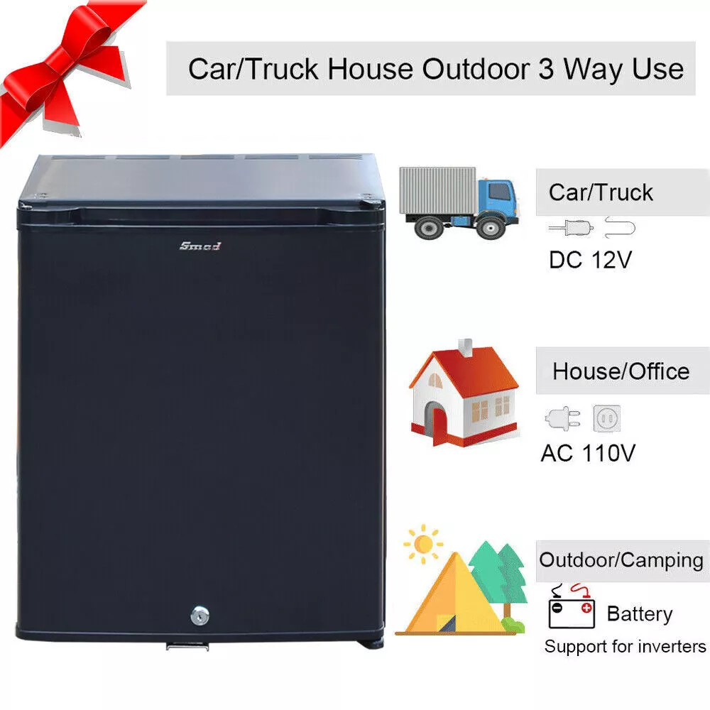 SMAD AC/DC 12V/110V Refrigerator Truck Campervan Freightliner Cascadia  Fridge