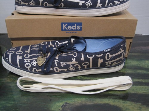 Keds x Taylor Swift Collection blau/silber Schlüssel Turnschuhe Damengröße 10M - Bild 10 von 15