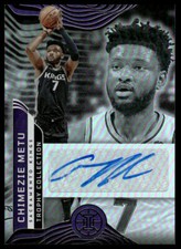 2021-22 Panini Illusions #TC-CMZ Chimezie Metu Trophy Collection Signatures