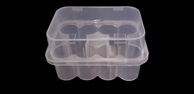 Clear Plastic Storage Box / Kit - holds 10 x 3mL Vials - 5 CT